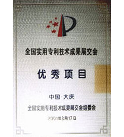 全国实用专利技术成果展交会优秀项目